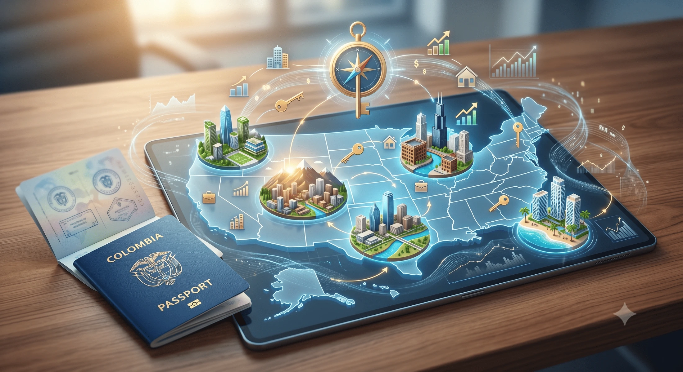 ITIN + Investment: The 5 Best U.S. Cities for Colombians in 2026